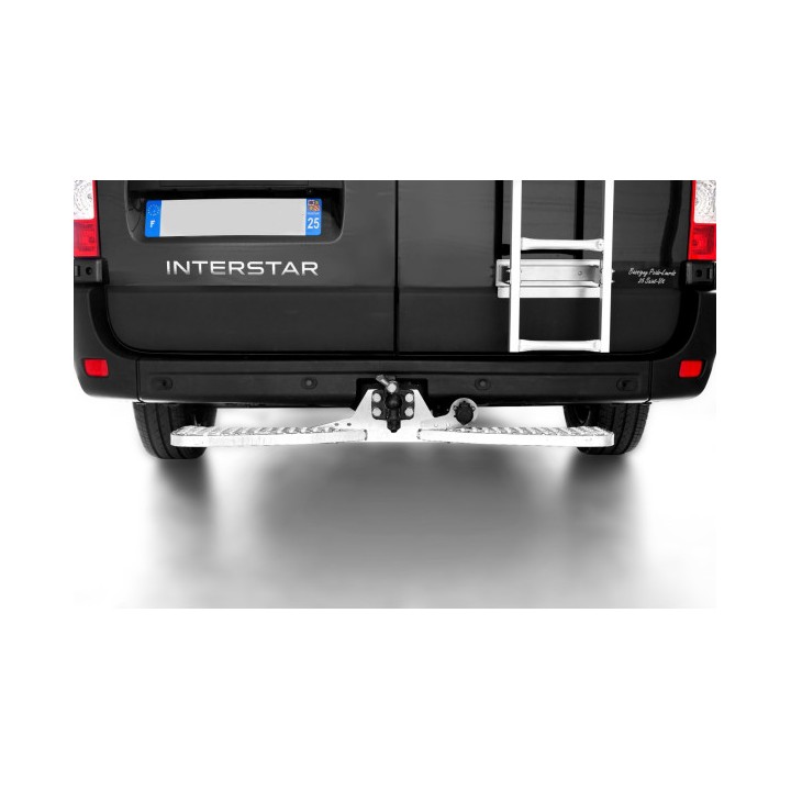 Marchepied arrière fixe de ferrure d'attelage 1215X165 OPEL Movano III L3H2 propulsion