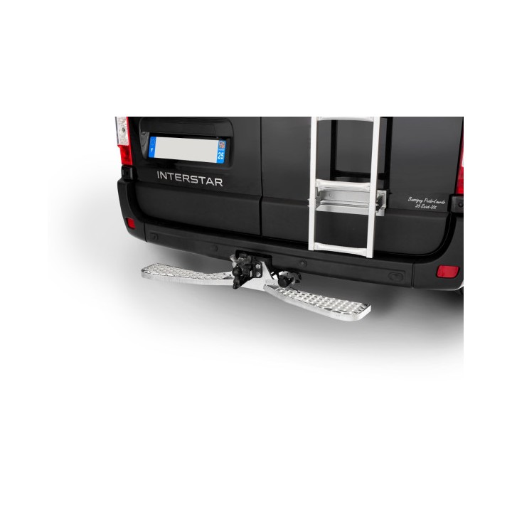 Marchepied arrière fixe de ferrure d'attelage 1215X165 Peugeot Boxer L4H2