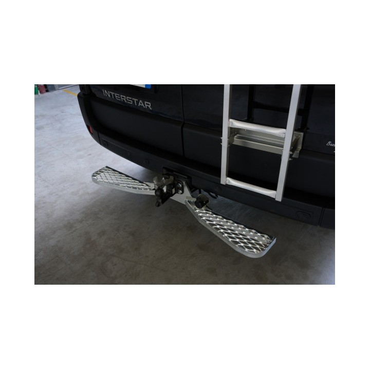 Marchepied arrière fixe de ferrure d'attelage 1215X165 Mercedes Citan extra long