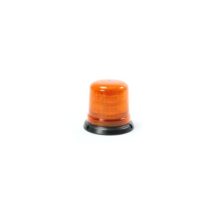 Gyrophare B14 - 10 LEDS - 11 Flash prog - montage 3 points - ORANGE - à cabler