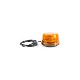 Gyrophare B19 - 24 LEDS - 14 Flash prog - magnétique - ORANGE - Allume cigare