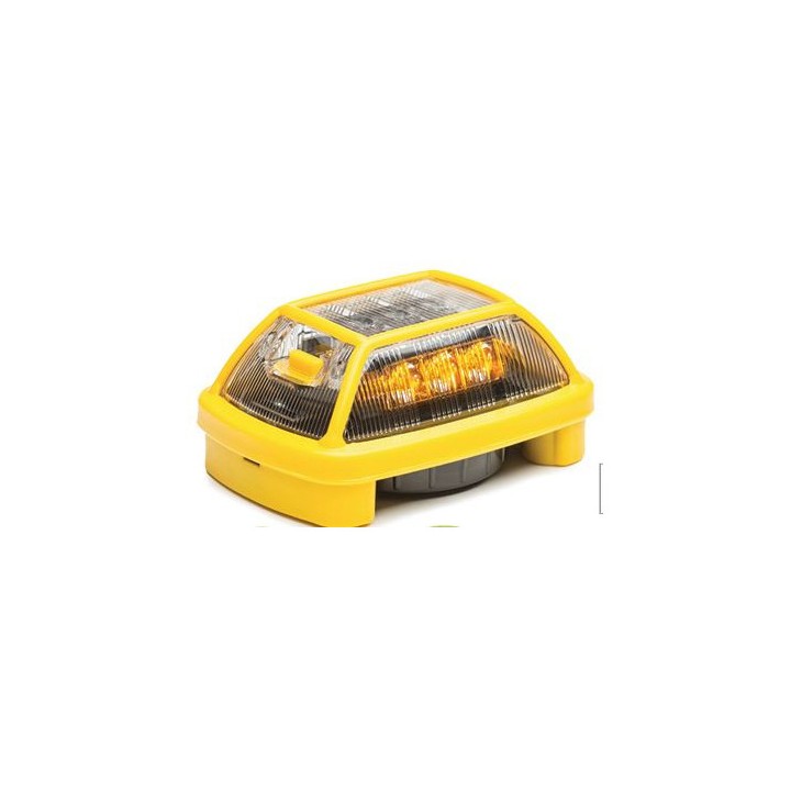 Lumière d'urgence aimantée - 9 LEDS - O/R( 3 piles LR6 non fournies)