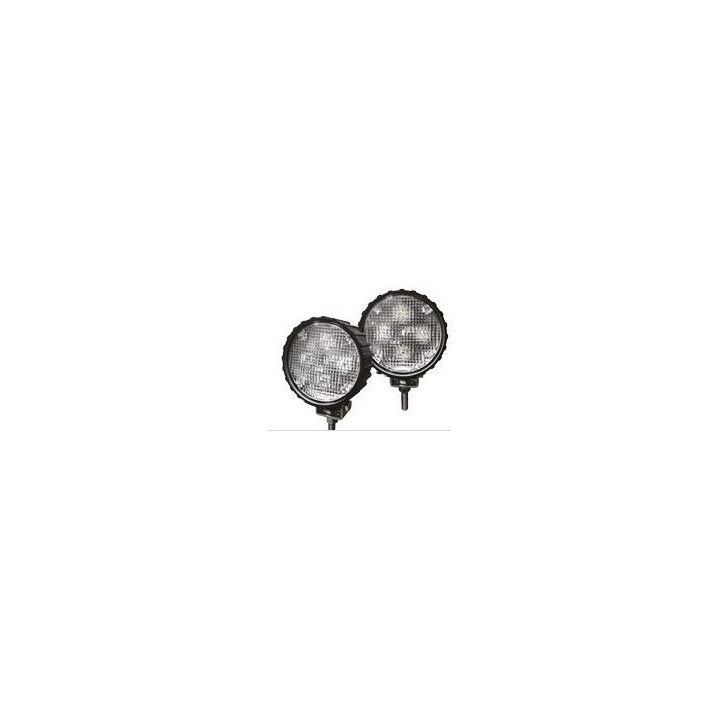 Feu travaux - 4 LEDS - 10,8W - 900lm - Rond - à cabler