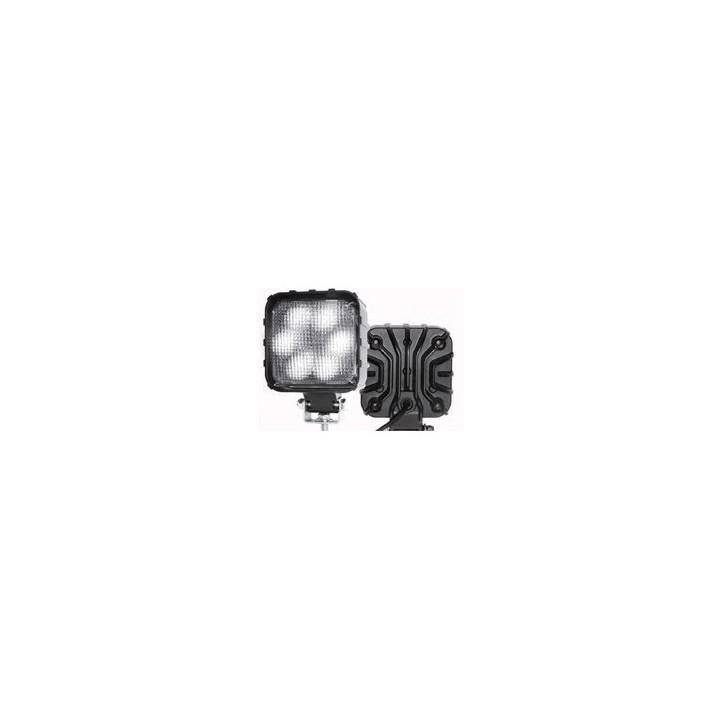 Feu travaux - 6 LEDS - 27W - 1900lm - Carré - à cabler