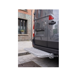 Marchepied arrière relevable sans attelage avec radar de recul 1200x200 OPEL Movano III L4H2